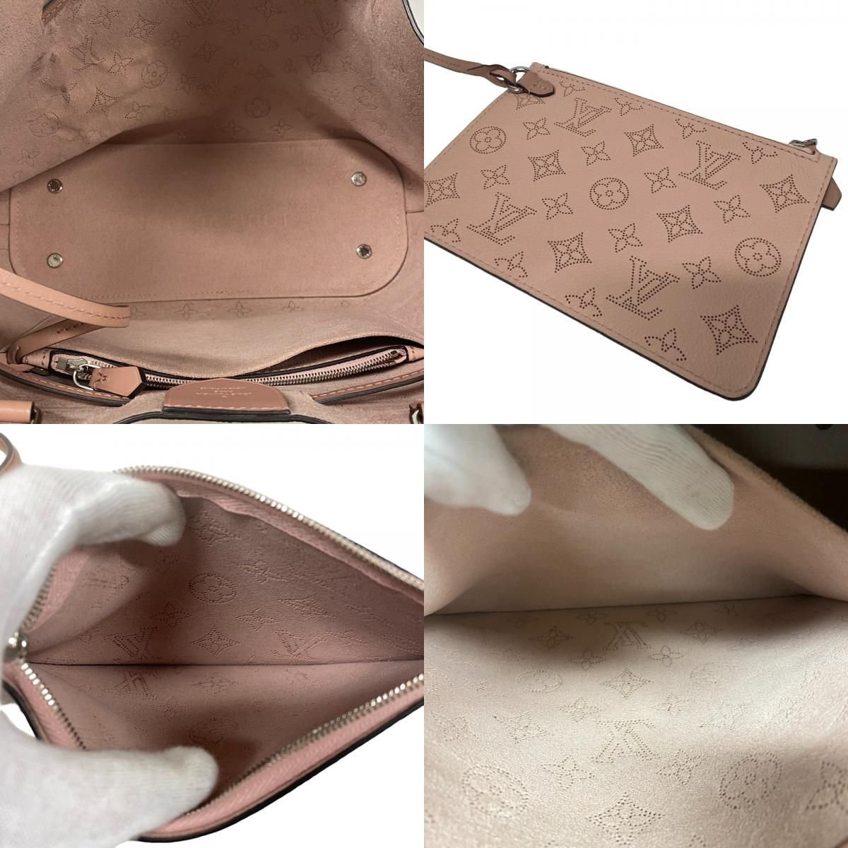 Louis Vuitton Shoulder Strap Mahina Pink Handbag — view 7