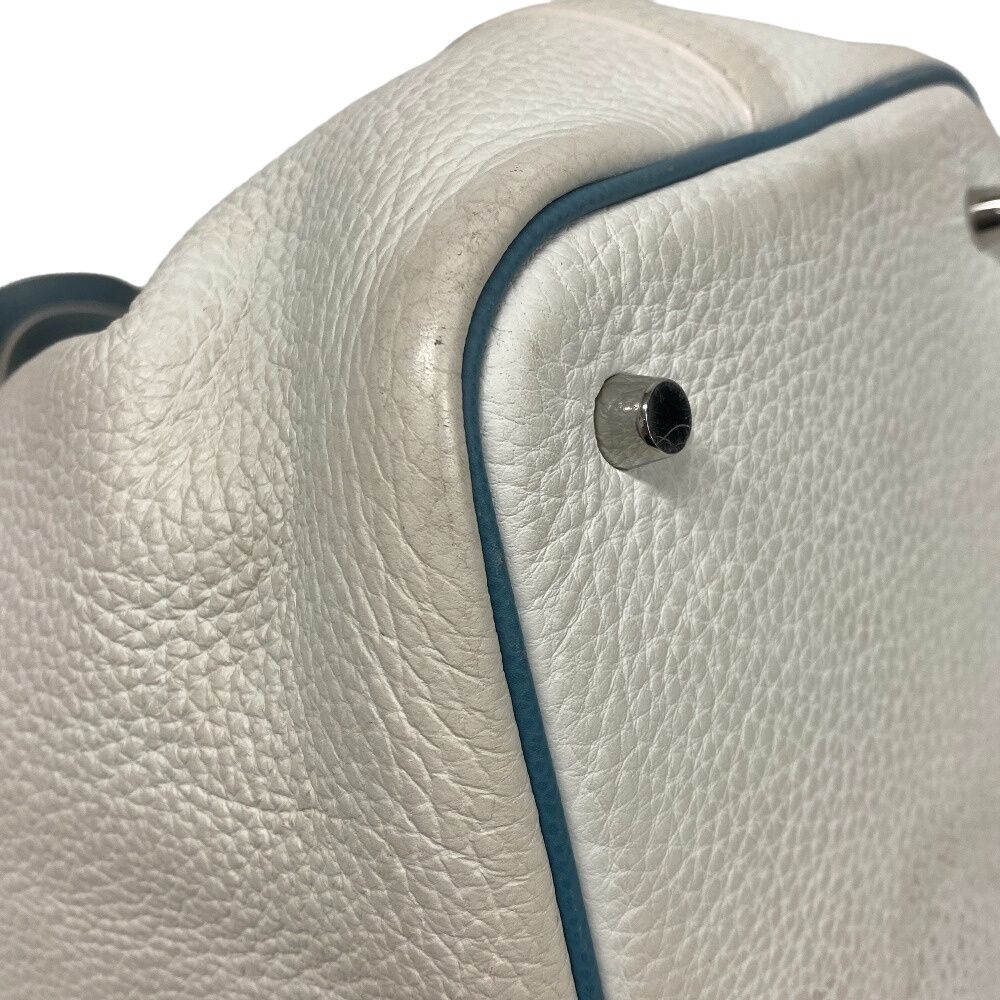 Hermes Picotin Eclat 22 Taurillon Clemence Handbag White Brands — view 4