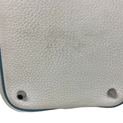 Hermes Picotin Eclat 22 Taurillon Clemence Handbag White Brands — view 5
