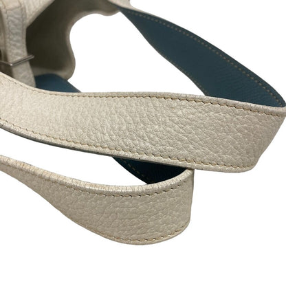 Hermes Picotin Eclat 22 Taurillon Clemence Handbag White Brands — view 6