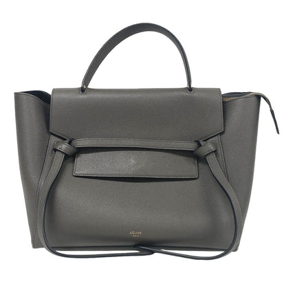 Celine Belt Bag Mini 2-Way Leather Gray