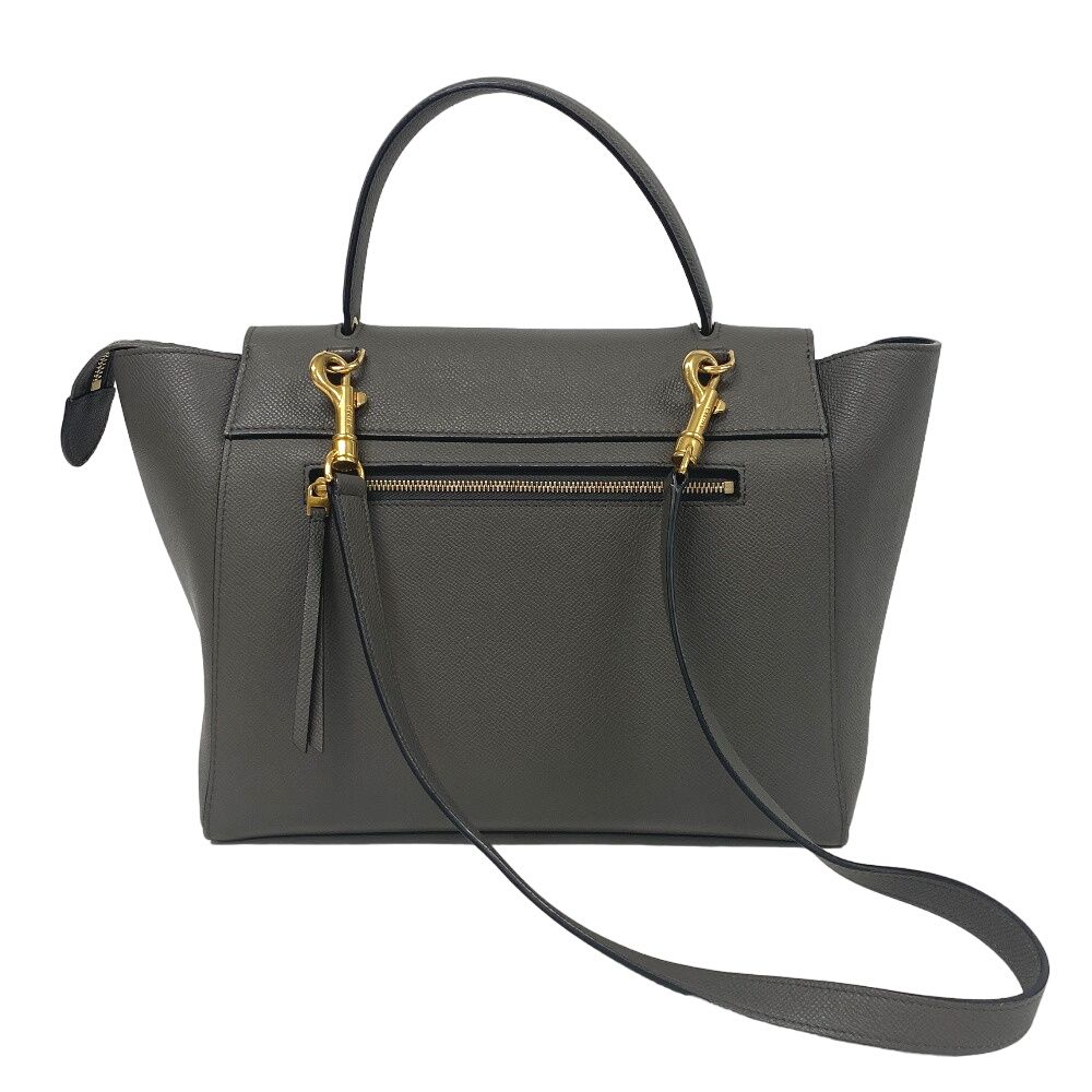 Celine Belt Bag Mini 2-Way Leather Gray — view 2