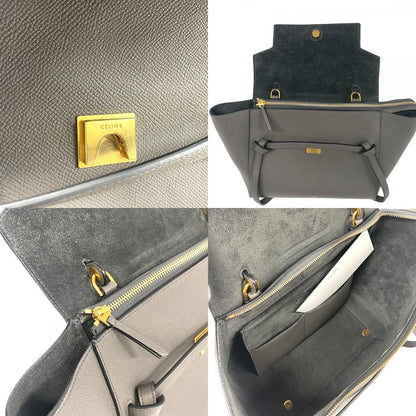 Celine Belt Bag Mini 2-Way Leather Gray — view 8