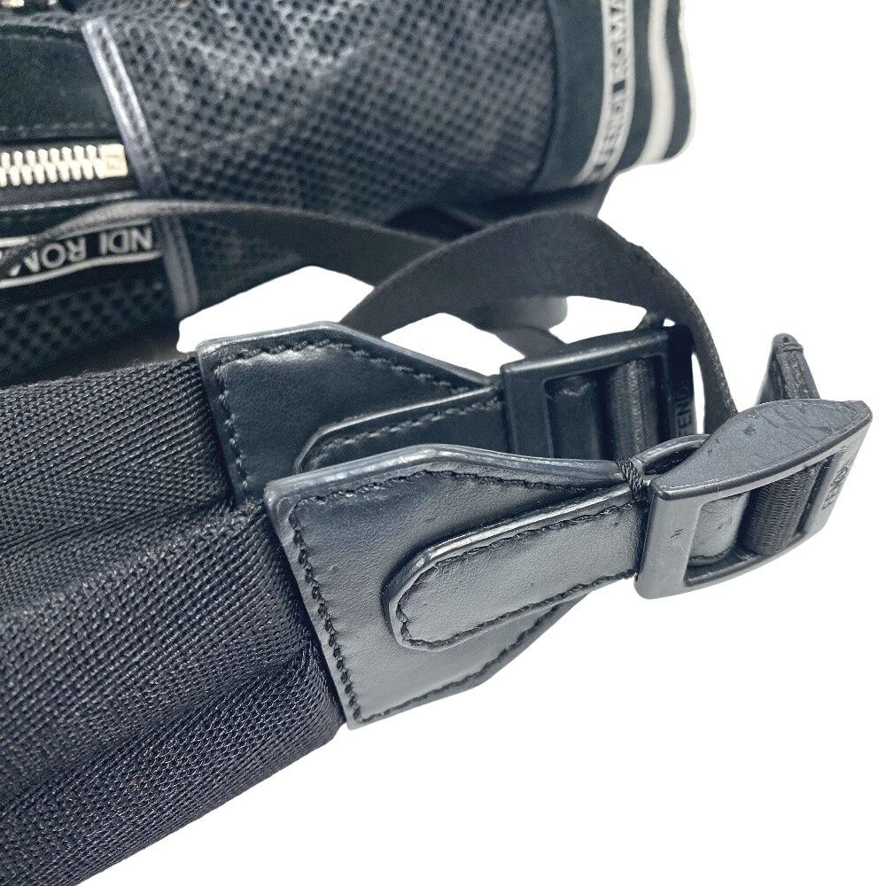 Fendi Zucca Mesh Backpack Black — view 5