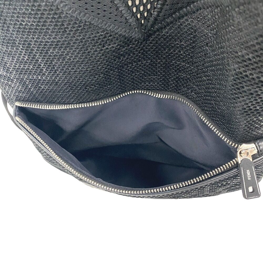 Fendi Zucca Mesh Backpack Black — view 7