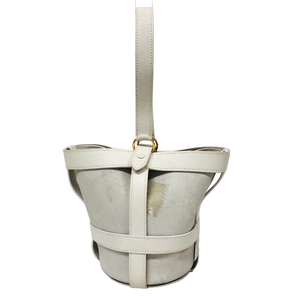 Hermes Musardine 2 Vo Garibaldi Leather Handbag White — view 2