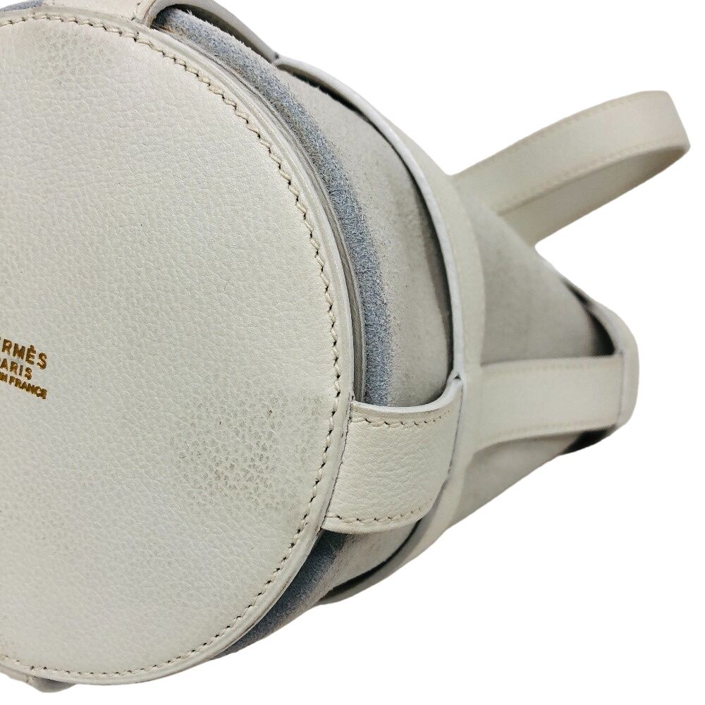 Hermes Musardine 2 Vo Garibaldi Leather Handbag White — view 3