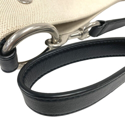 Saint Laurent Paris Rive Gauche Canvas Shoulder Bag Beige Brands — view 6