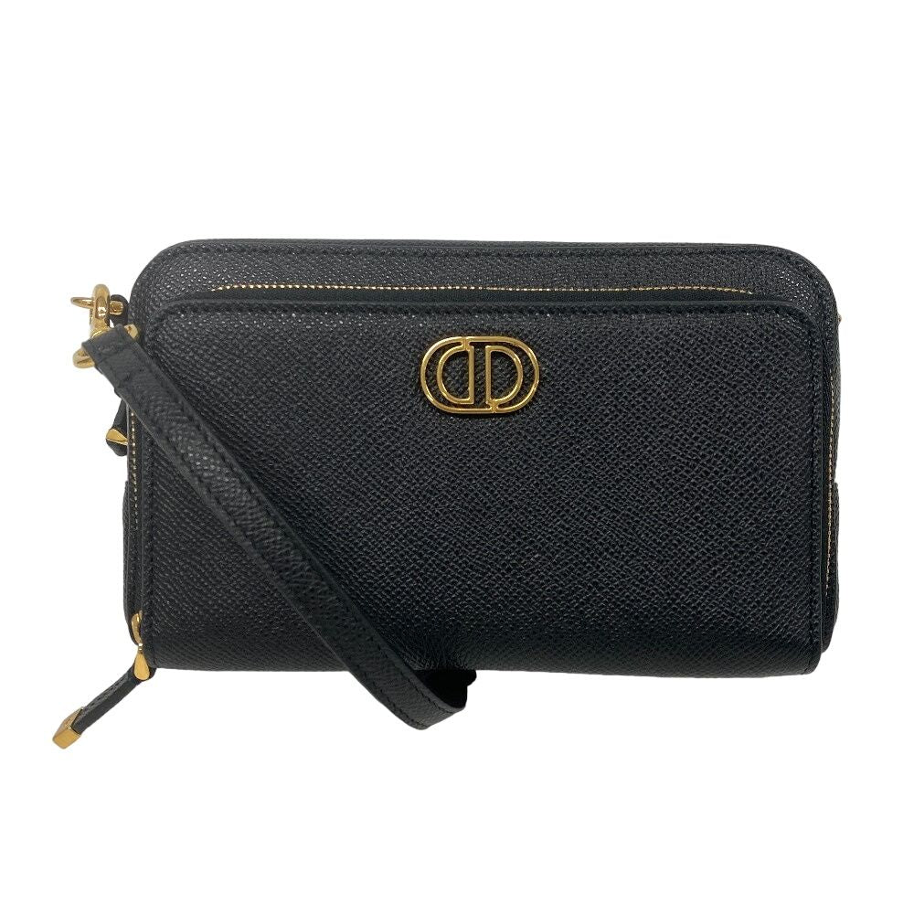 Dior Leather Shoulder Bag Black