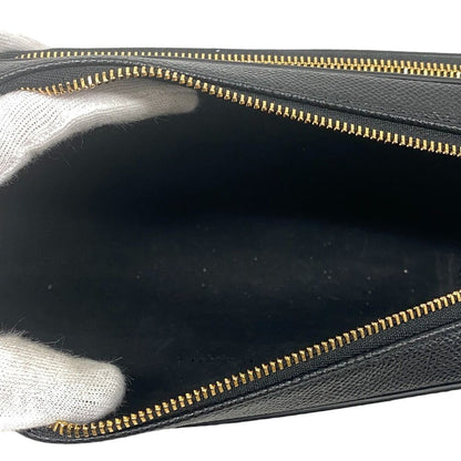 Dior Leather Shoulder Bag Black — view 5