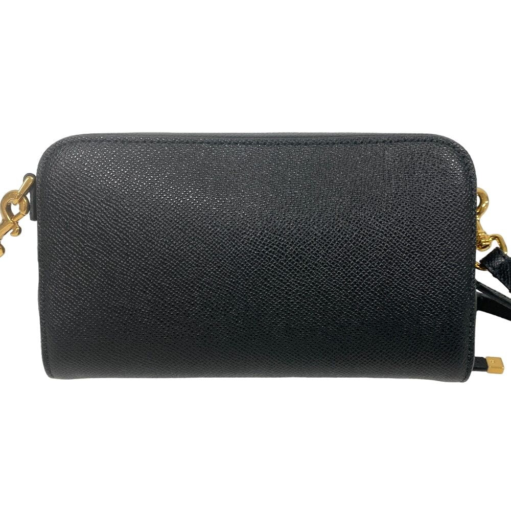 Dior Leather Shoulder Bag Black — view 2