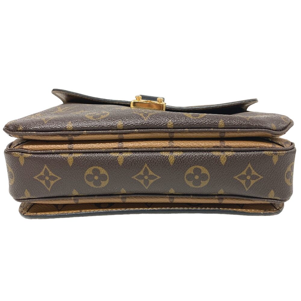 Louis Vuitton Pochette Metis Monogram Reverse Shoulder Bag Brown — view 5