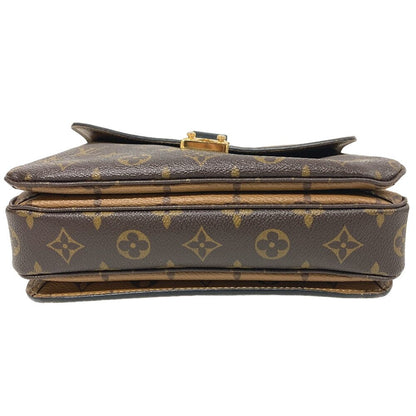 Louis Vuitton Pochette Metis Monogram Reverse Shoulder Bag Brown — view 5