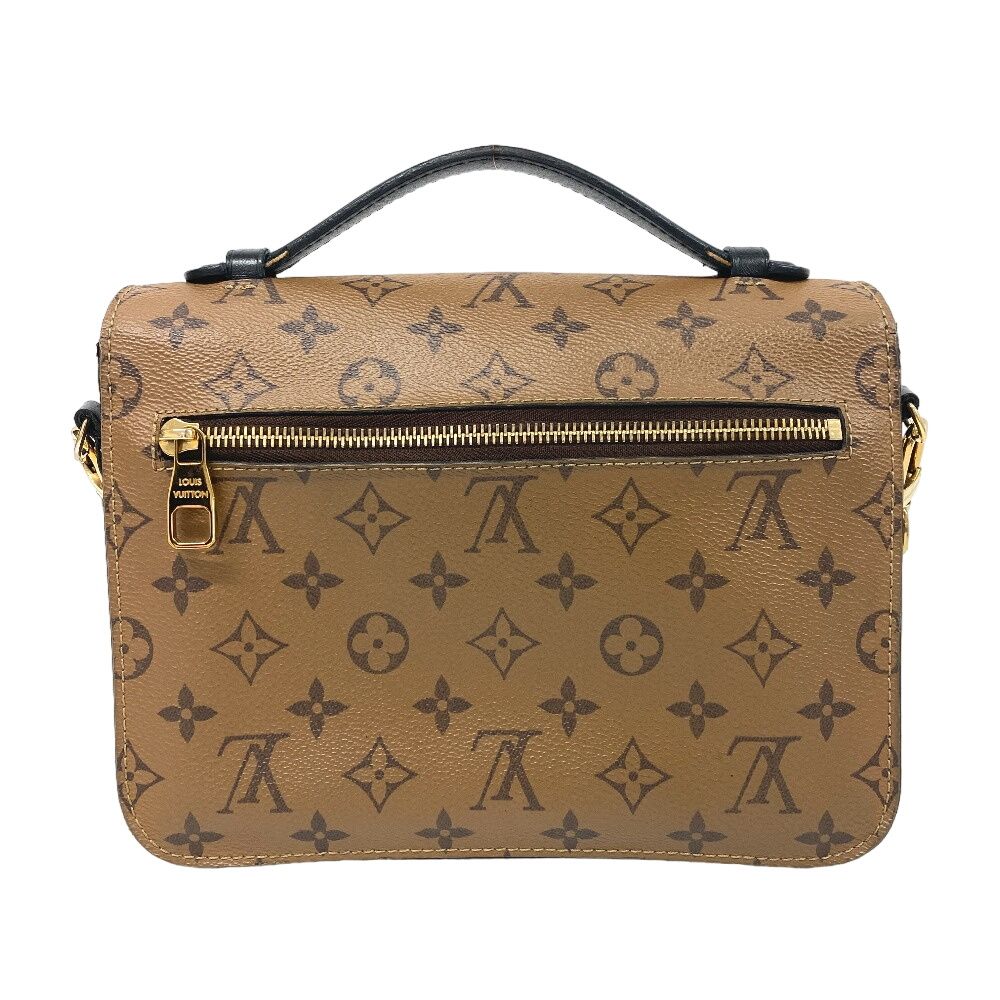 Louis Vuitton Pochette Metis Monogram Reverse Shoulder Bag Brown — view 2