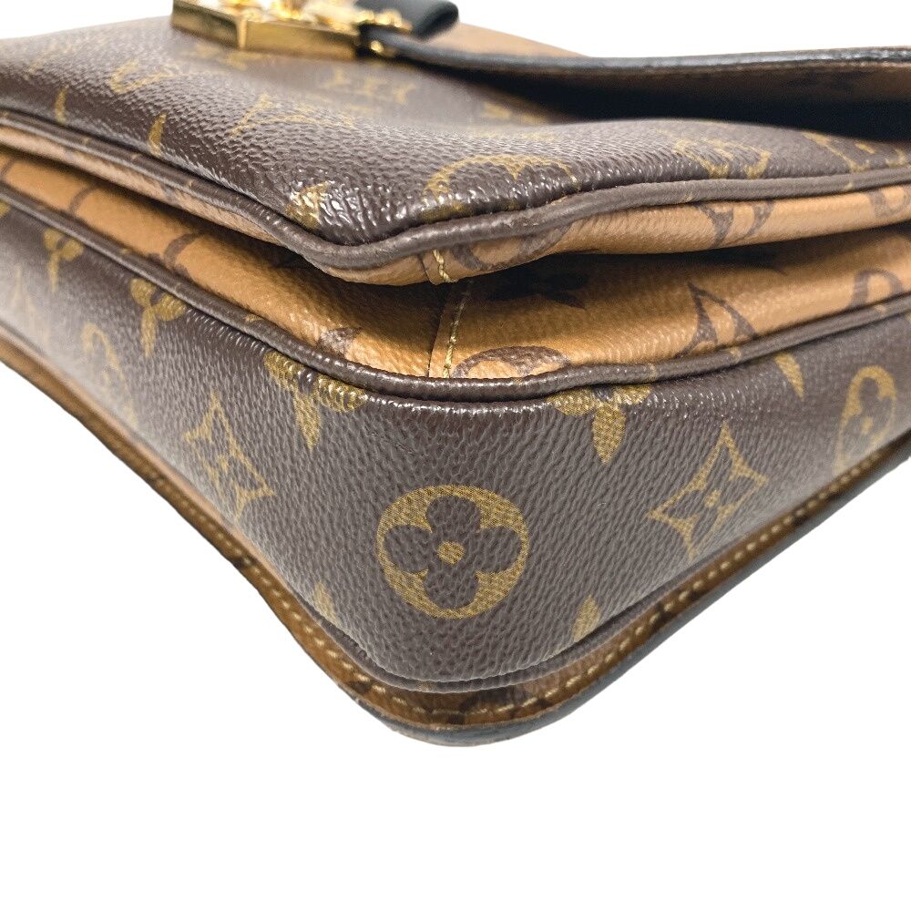 Louis Vuitton Pochette Metis Monogram Reverse Shoulder Bag Brown — view 3