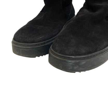Louis Vuitton Bree the Line Suede Boots Black — view 4