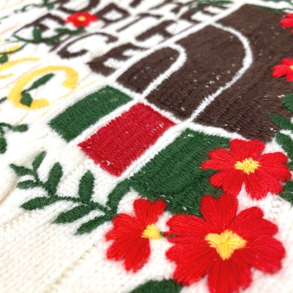 Gucci High Neck Knit Wool White Sweater — view 7