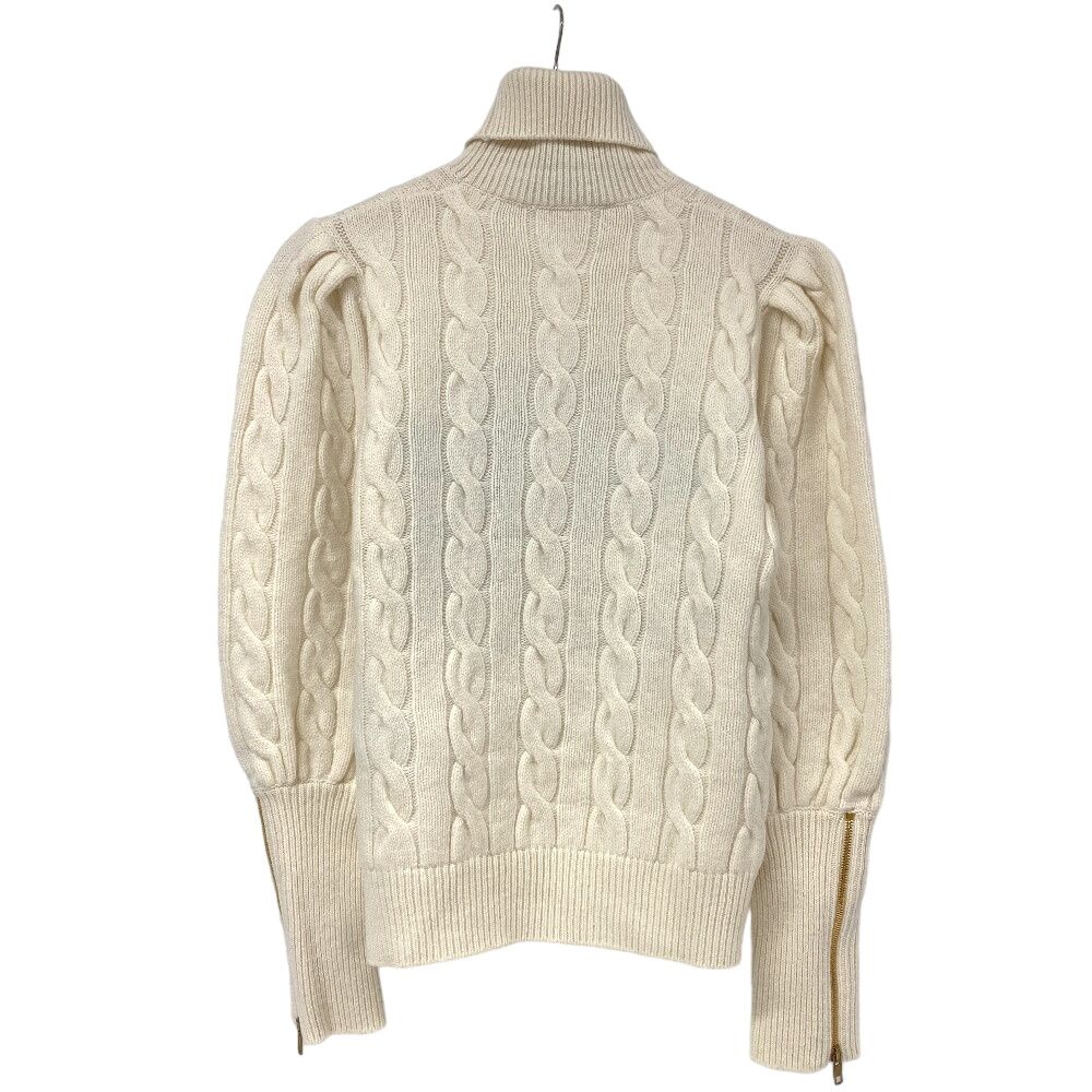 Gucci High Neck Knit Wool White Sweater — view 2