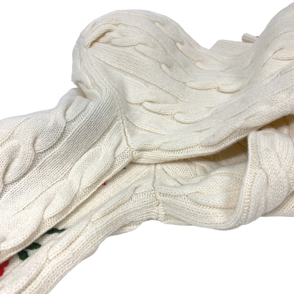 Gucci High Neck Knit Wool White Sweater — view 6