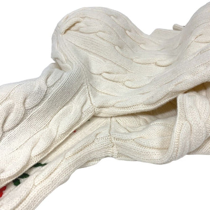 Gucci High Neck Knit Wool White Sweater — view 6