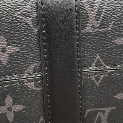 Louis Vuitton City Keepall Shoulder Bag Monogram Eclipse Black Gray — view 8