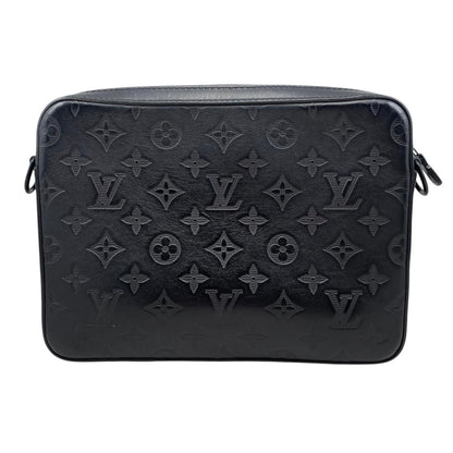 Louis Vuitton Shoulder Bag Duo Messenger Monogram Shadow Noir Black — view 2
