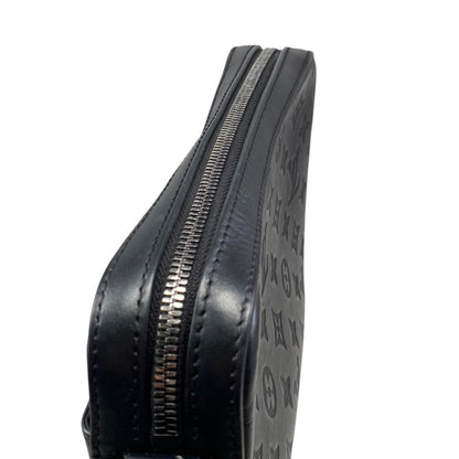 Louis Vuitton Shoulder Bag Duo Messenger Monogram Shadow Noir Black — view 7
