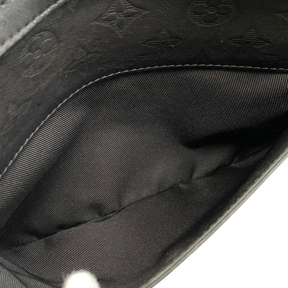 Louis Vuitton Shoulder Bag Duo Messenger Monogram Shadow Noir Black — view 8