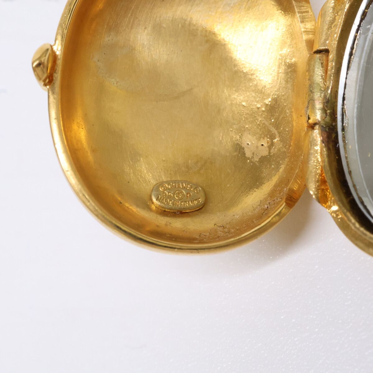 Chanel CC Logo Locket Pendant Mirror — view 7