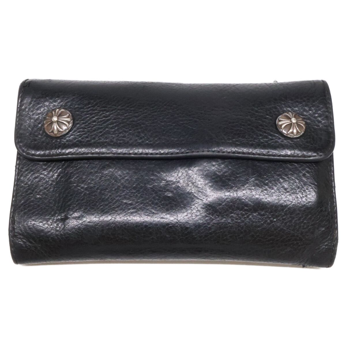 Chrome Hearts Cross Button Wave Wallet