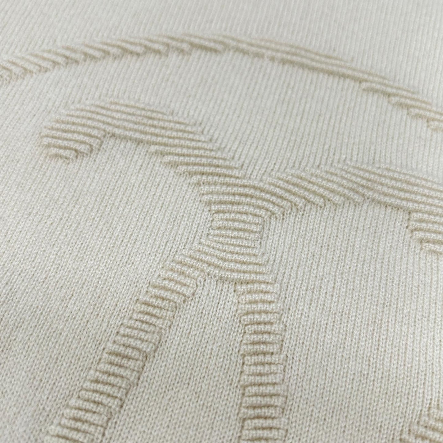 Hermes Off White Lift Cashmere Short Sleeve Knit 38 Sweater — view 8