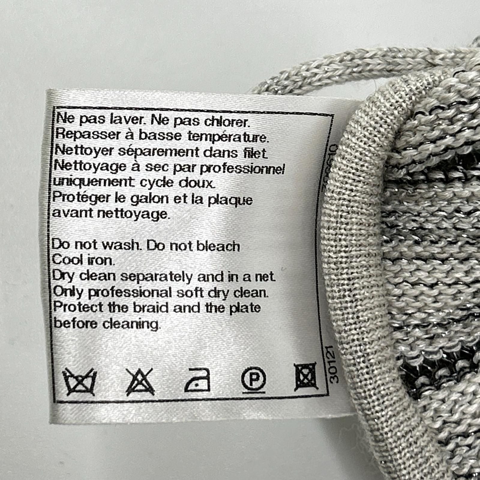 Chanel Lame Knit Tank Top 38 Sweater — view 5