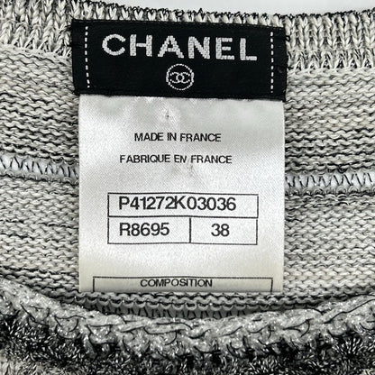 Chanel Lame Knit Tank Top 38 Sweater — view 3