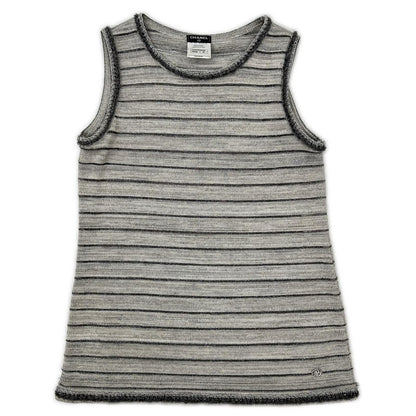 Chanel Lame Knit Tank Top 38 Sweater
