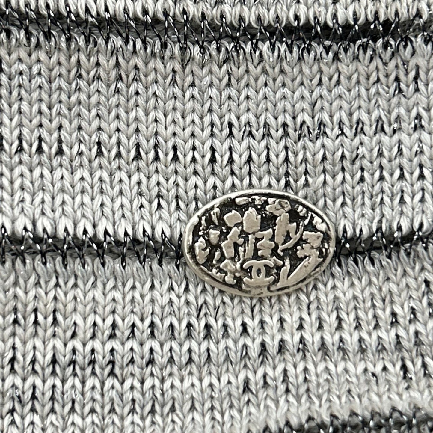 Chanel Lame Knit Tank Top 38 Sweater — view 7