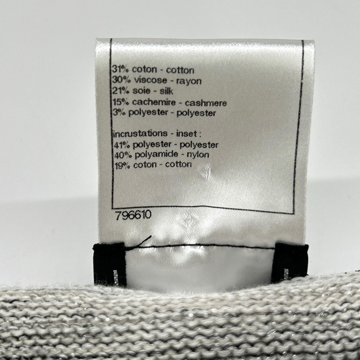 Chanel Lame Knit Tank Top 38 Sweater — view 4