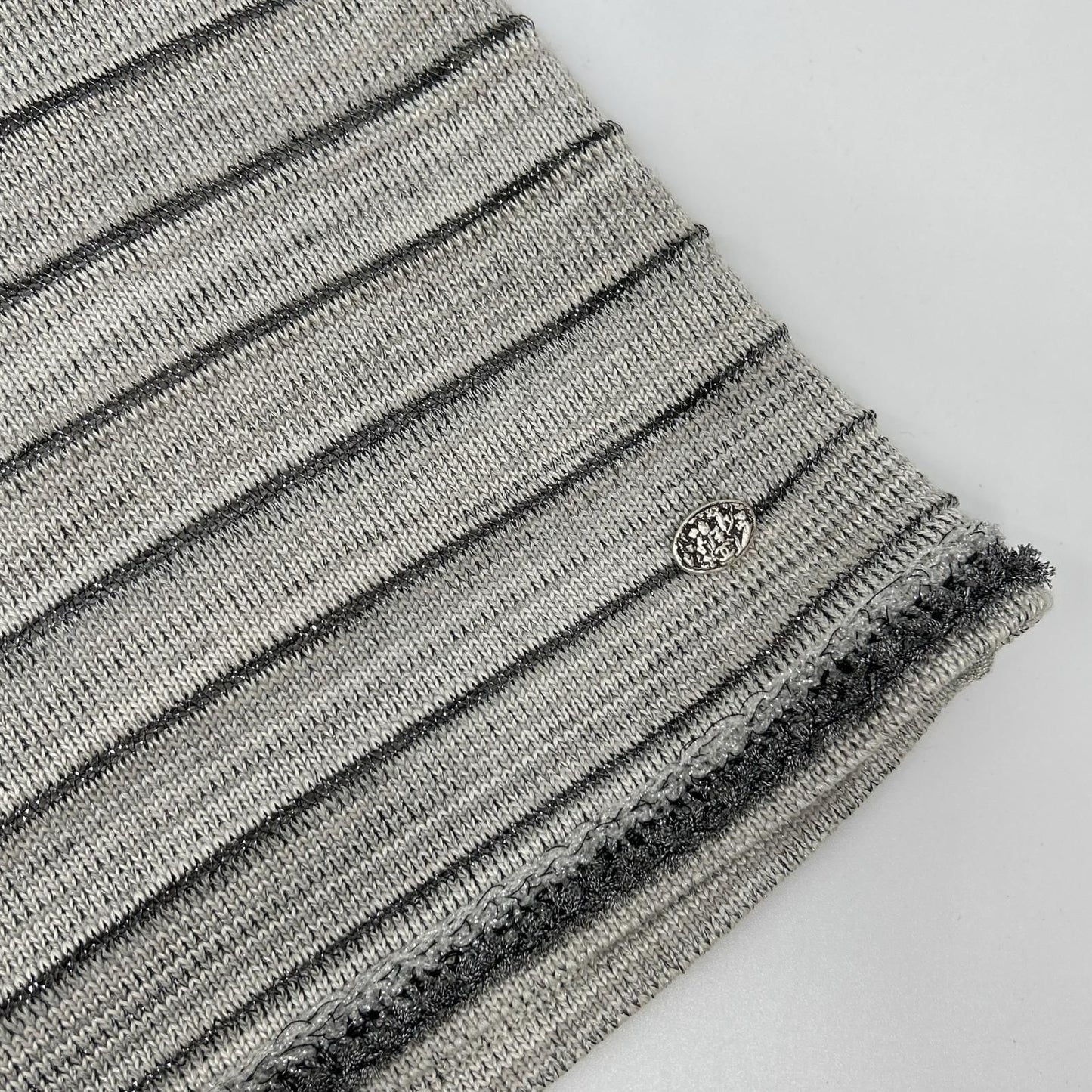 Chanel Lame Knit Tank Top 38 Sweater — view 8