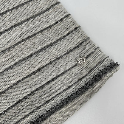 Chanel Lame Knit Tank Top 38 Sweater — view 8