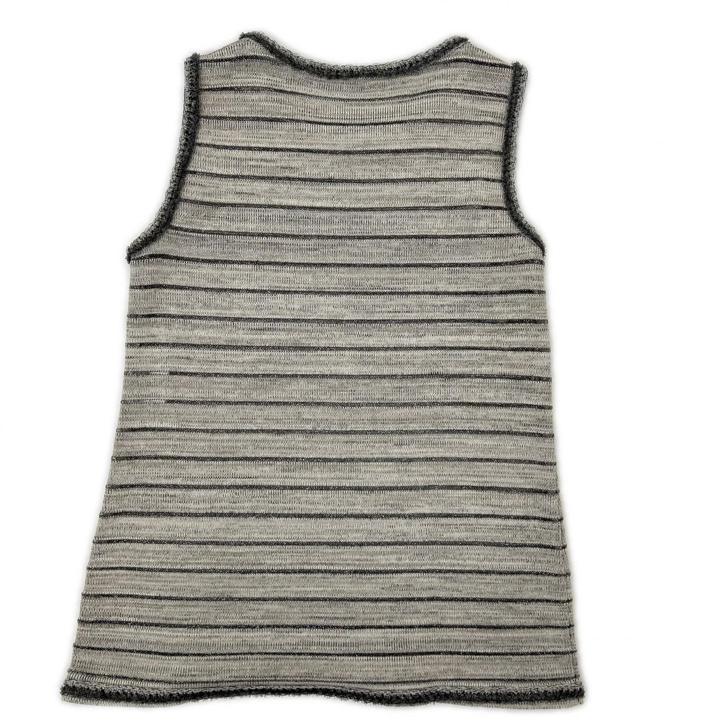 Chanel Lame Knit Tank Top 38 Sweater — view 2