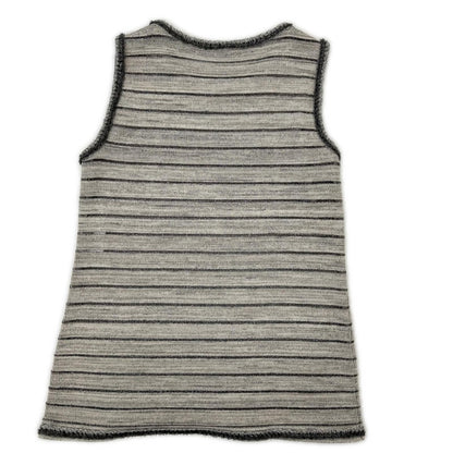 Chanel Lame Knit Tank Top 38 Sweater — view 2
