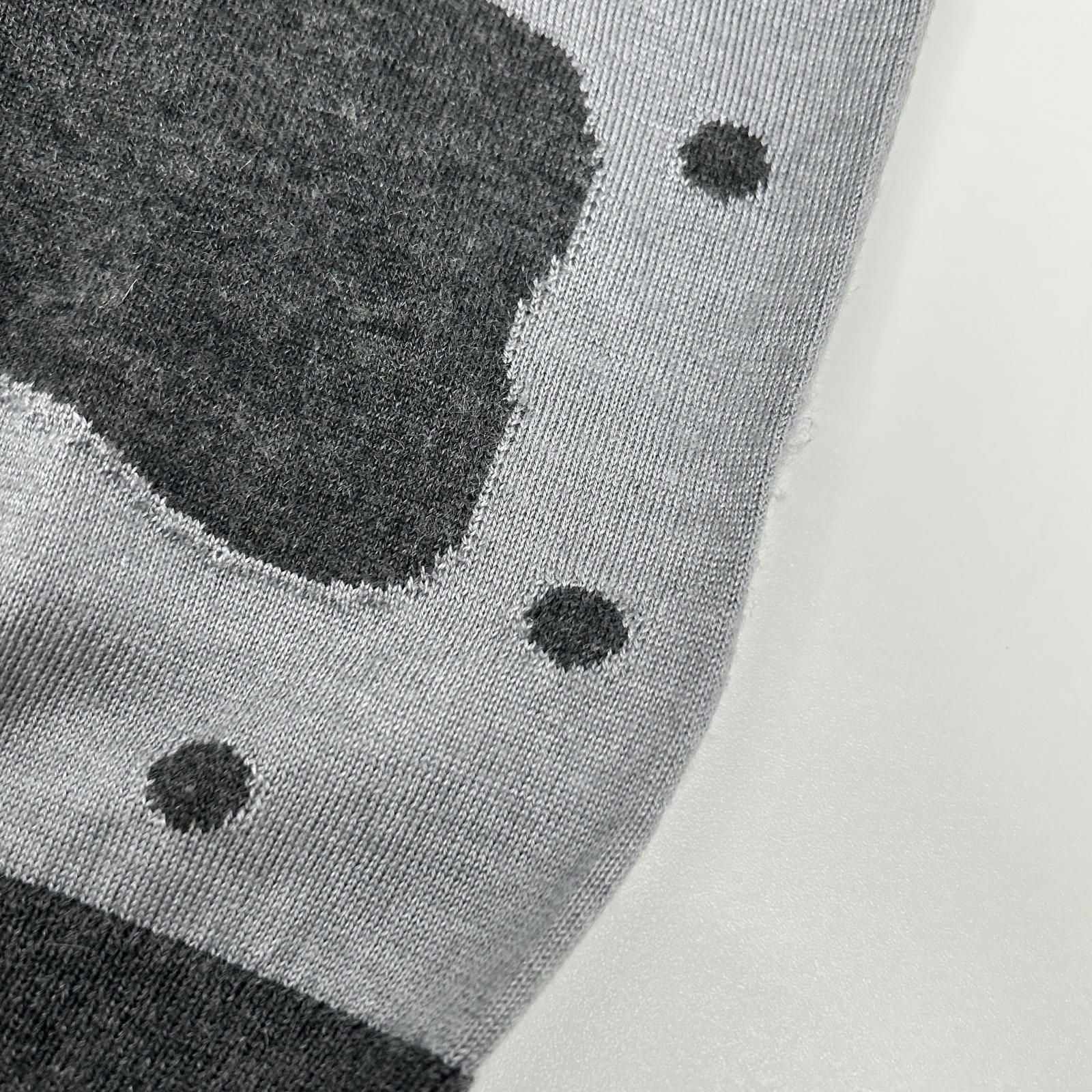 Hermes Clic Clac Dot Pattern Cashmere Silk Knit 38 Sweater — view 6