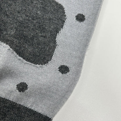 Hermes Clic Clac Dot Pattern Cashmere Silk Knit 38 Sweater — view 6