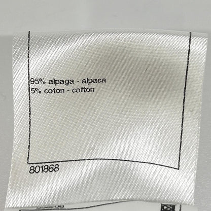 Chanel Emblem Logo Embroidery Knit Sweater 40 — view 4