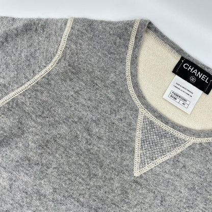Chanel CC Logo Cashmere Knit Sweater 40 — view 7