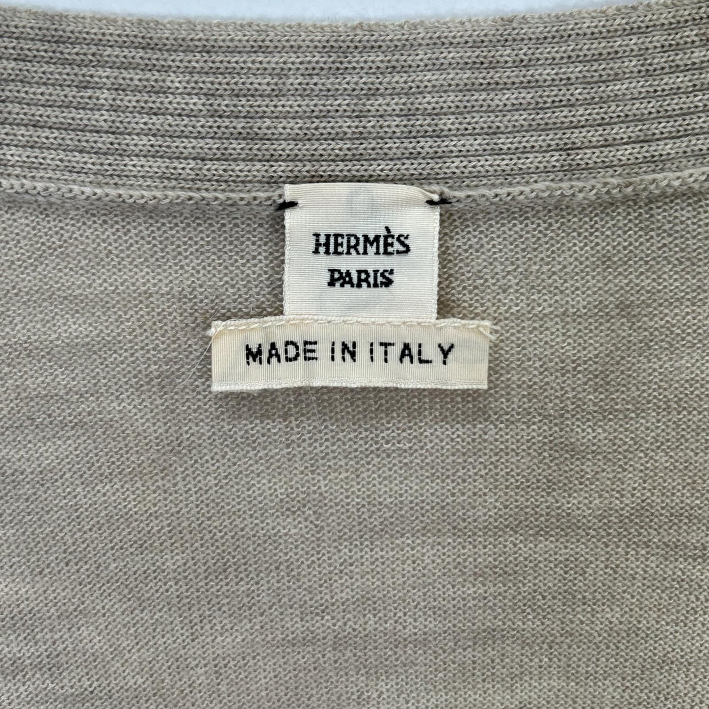 Hermes Era Series Button Cashmere Cardigan 36 — view 4
