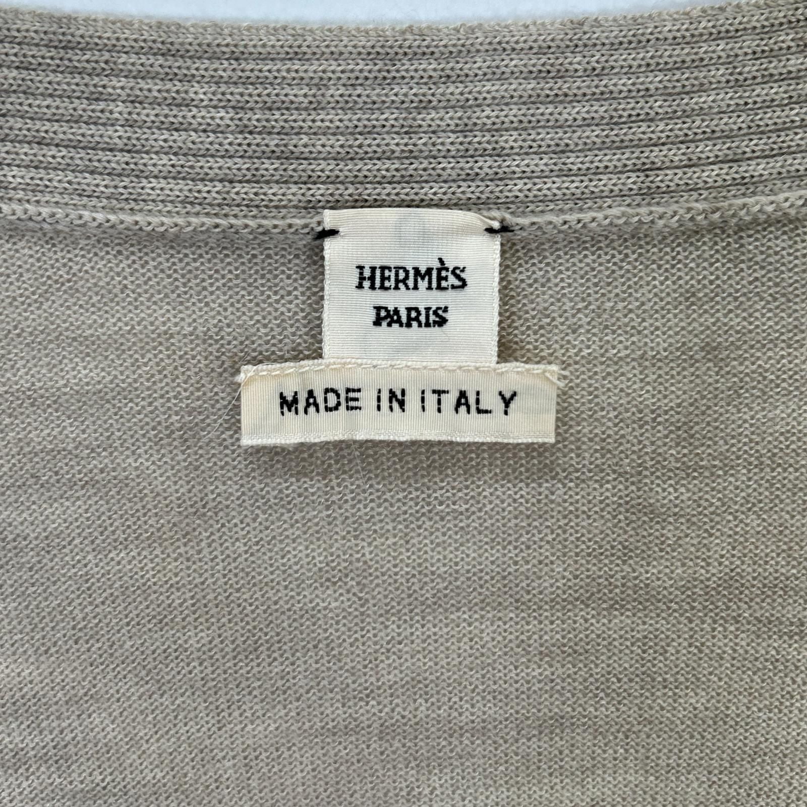 Hermes Era Series Button Cashmere Cardigan 36 — view 4