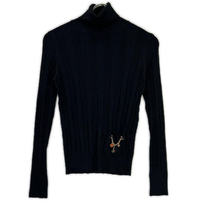 Louis Vuitton Turtleneck Knit S with Charm Sweater