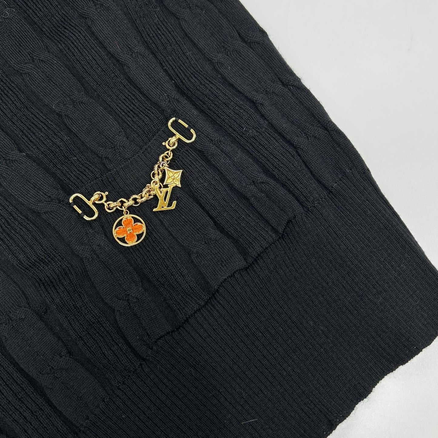 Louis Vuitton Turtleneck Knit S with Charm Sweater — view 8