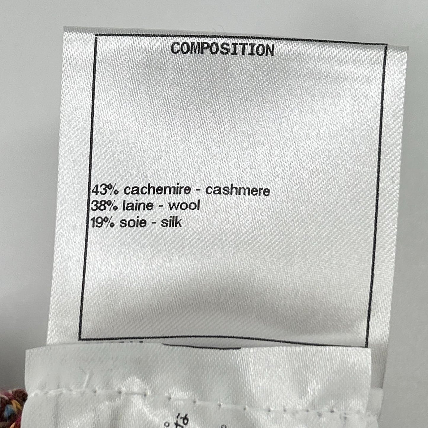 Chanel Multicolor Cashmere Blend Knit 40 Sweater — view 6