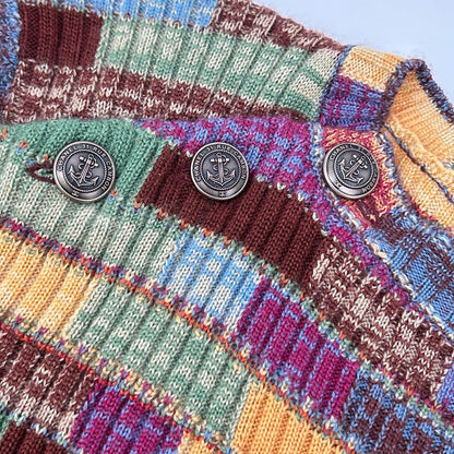 Chanel Multicolor Cashmere Blend Knit 40 Sweater — view 7